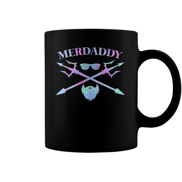Mens Merdaddy Security Merman Merdad Daddy Costume Fathers Day Coffee Mug