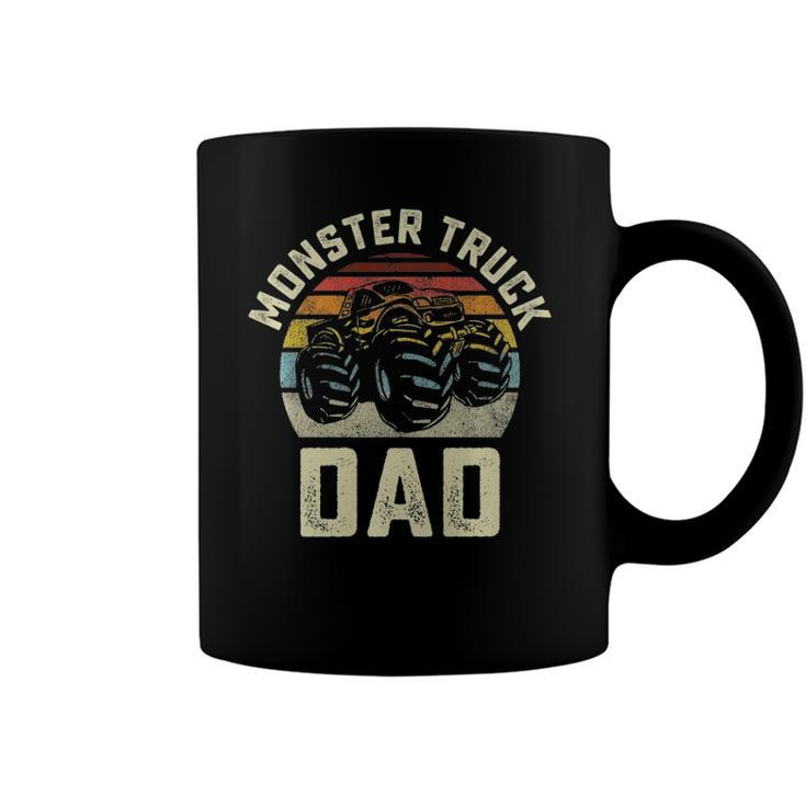 Mens Monster Truck Dad Vintage Retro Style Men  Coffee Mug