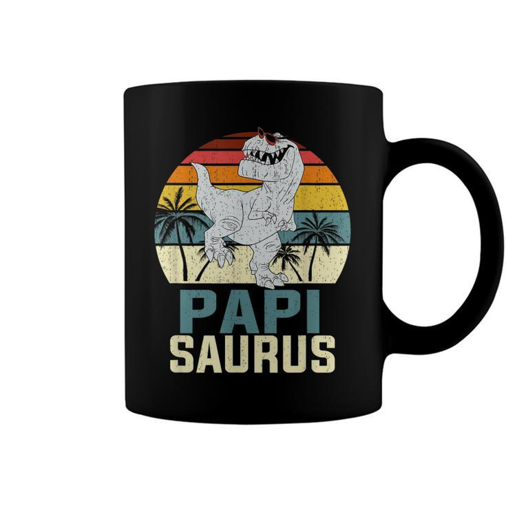 Mens Papisaurus T Rex Dinosaur Papi Saurus Family Matching  V2 Coffee Mug