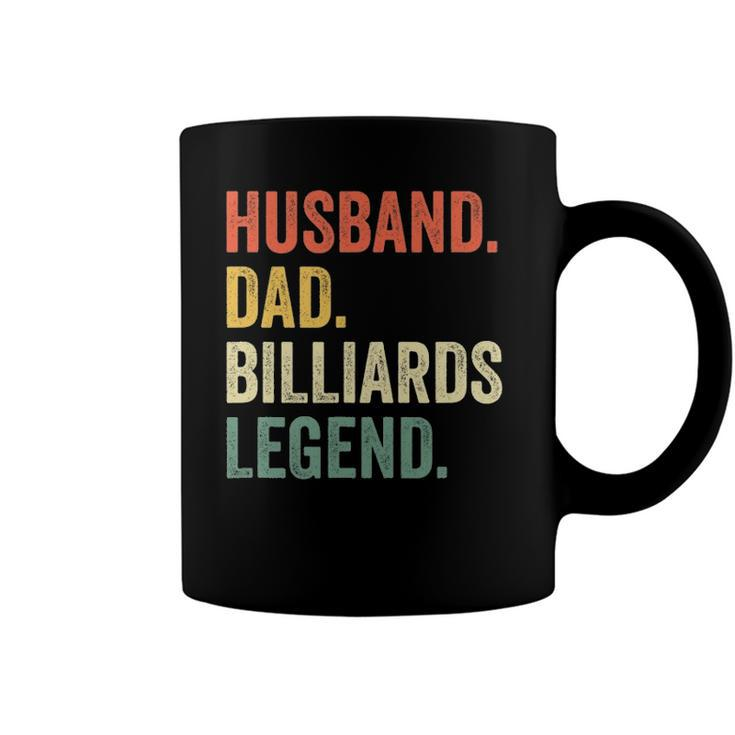 Mens Pool Player Funny Husband Dad Billiards Legend Vintage Coffee Mug