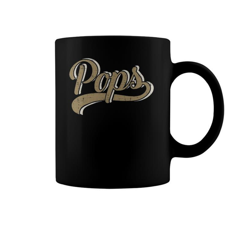 Mens Pops For Dad And Fathers Day From Daughter Or Son Coffee Mug