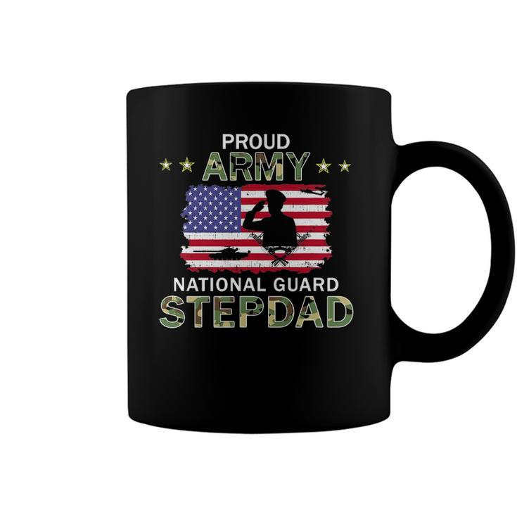 Mens Proud Army National Guard Stepdad Coffee Mug