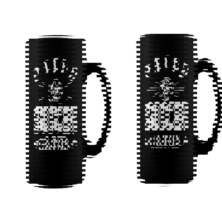 Mens Proud Soccer Grandpa Gift Coffee Mug