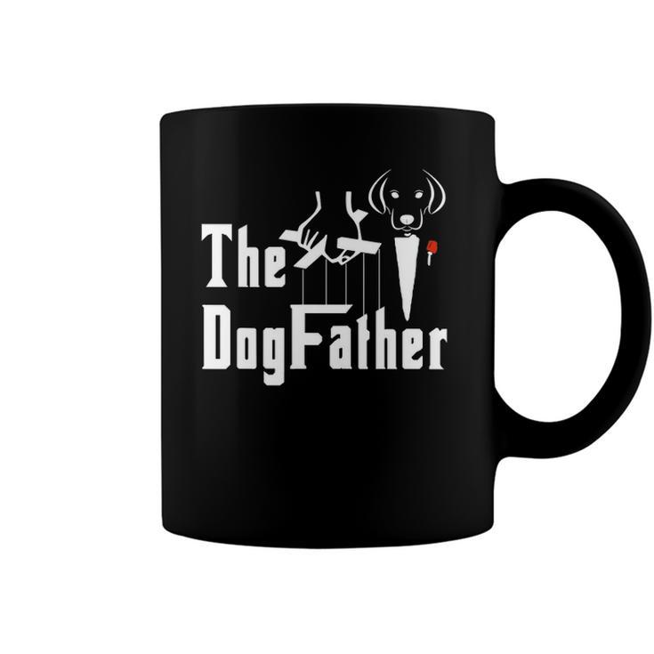 Mens The Dogfather Golden Retriever Coffee Mug