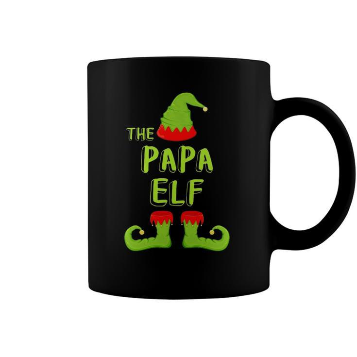 Mens The Papa Elf Matching Group Christmas Costume Coffee Mug