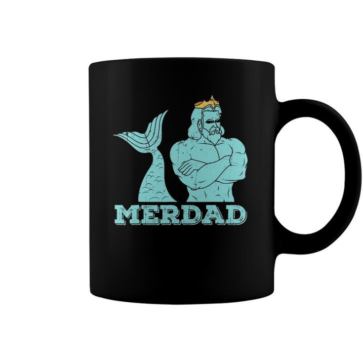 Merdad Security Merman Mermaids Daddy Fathers Day Dad Coffee Mug