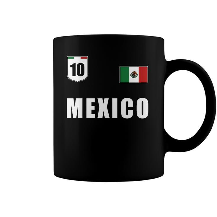Mexico Soccer Player Design For Mexican Jersey Football Fans  Coffee Mug