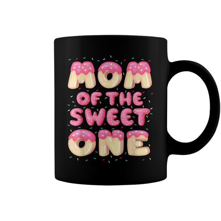 Mom Of The Sweet One Donut Birthday Matching Family Apparel  Coffee Mug