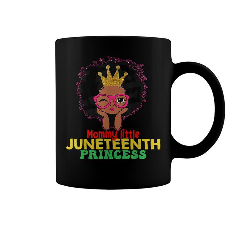 Mommy Little Junenth Princess Celebrate 19Th Black Girl  Coffee Mug