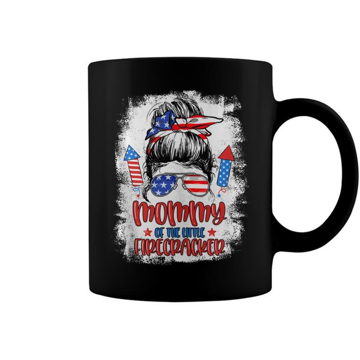 Mommy Of The Little Firecracker 4Th Of July Birthday For Mom  Coffee Mug