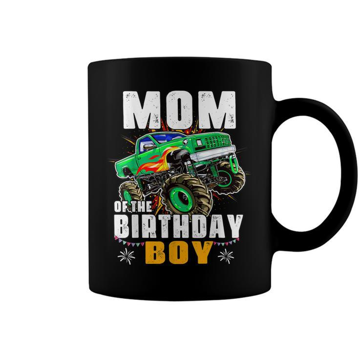 Monster Truck Family Matching Party Mom Of The Birthday Boy Coffee Mug