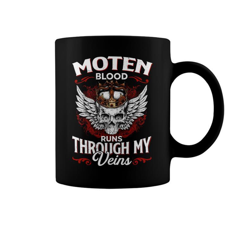 Moten Blood Runs Through My Veins Name Coffee Mug