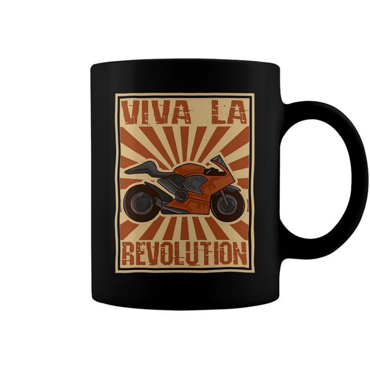 Motorcycle Retro Color Woodblock 482 Shirt Coffee Mug