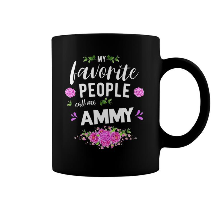 My Favorite People Call Me Ammy Grandma Coffee Mug