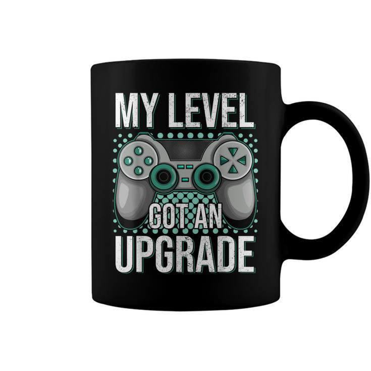 My Level Got An Upgrade Women Men Video Game Gaming Birthday  Coffee Mug