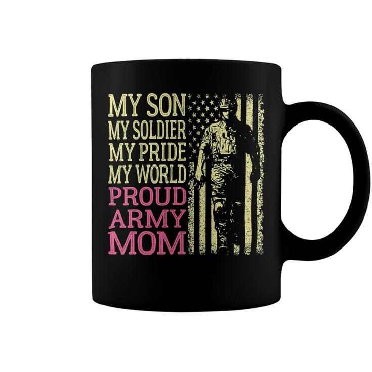 My Son My Soldier Hero Proud Army Mom 700 Shirt Coffee Mug