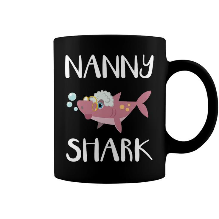 Nanny Grandma Gift   Nanny Shark V2 Coffee Mug