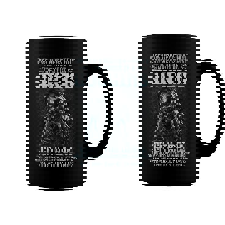 Never Underestimate The Power Of An Goggins Even The Devil V9 Coffee Mug