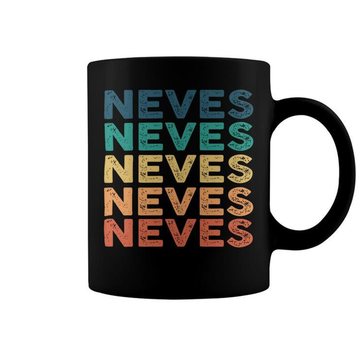 Neves Name Shirt Neves Family Name Coffee Mug