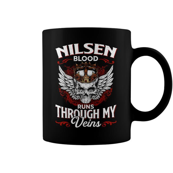 Nilsen Blood Runs Through My Veins Name Coffee Mug