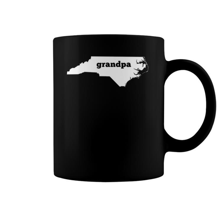 North Carolina Grandpa Nc Map Grandpa Gift Coffee Mug