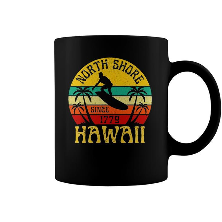 North Shore Beach Hawaii Surfing Surfer Ocean Vintage Coffee Mug