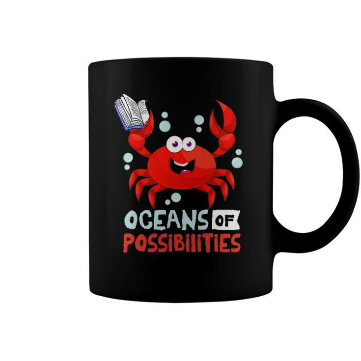 Oceans Of Possibilities Summer Reading 2022Crab Coffee Mug