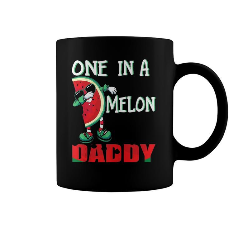 One In A Melon Daddy Dabbing Watermelon  Coffee Mug
