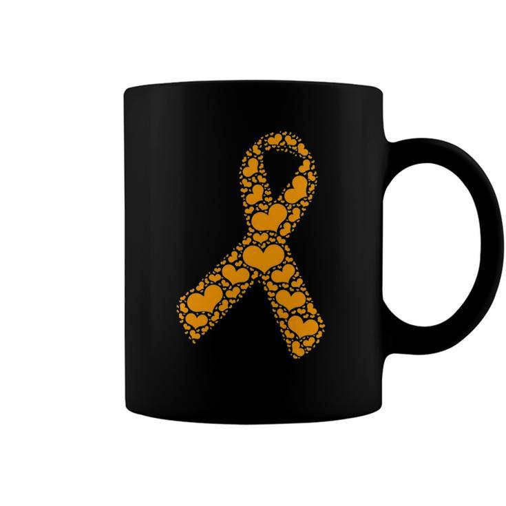 Orange Ribbon  For Gun Violence Awareness Anti Gun Coffee Mug