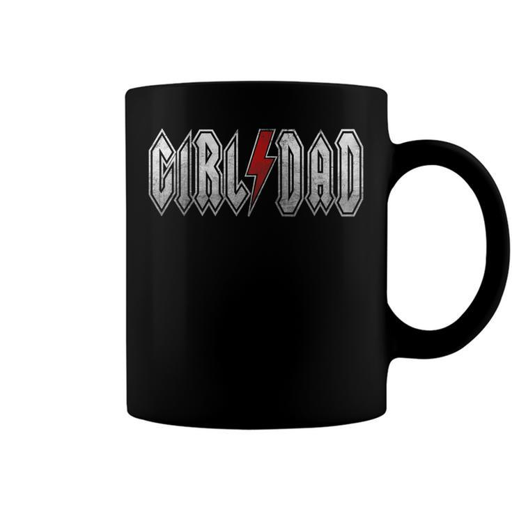 Outnumbered Dad Of Girls  Men Fathers Day For Girl Dad  V2 Coffee Mug