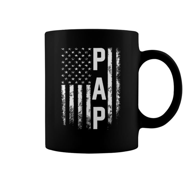 Pap Gift America Flag Gift For Men Fathers Day Coffee Mug