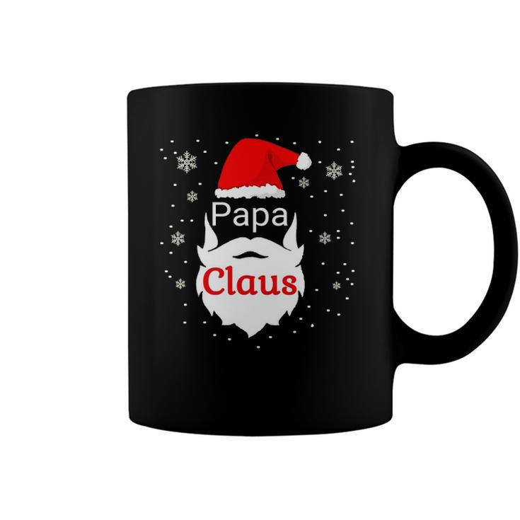 Papa Claus Christmas Believe Santa Claus Funny Family Claus Coffee Mug