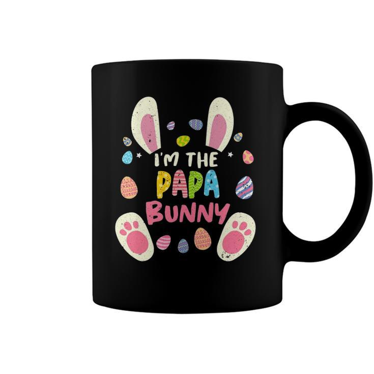Papa Easter Matching Family Party Bunny Face Costume Coffee Mug