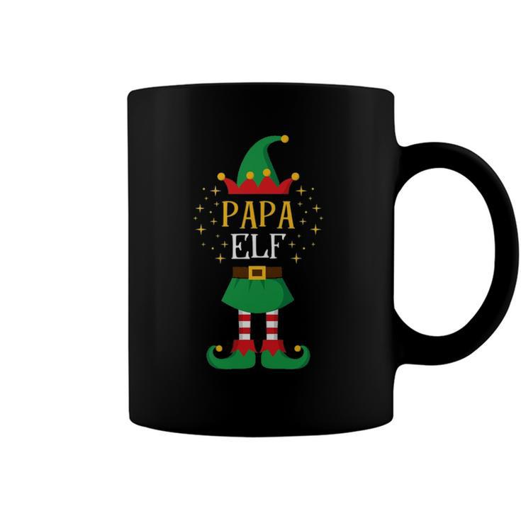 Papa Elf Funny Father Xmas Cute Matching Family Elfs Coffee Mug
