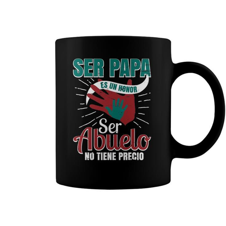 Papa Es Un Honor Ser Abuelo No Tiene Precio Grandpa Product Coffee Mug