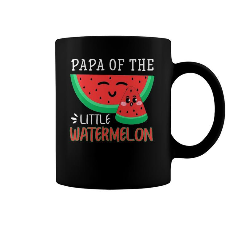 Papa Of The Little Watermelon Melon Family Matching Coffee Mug