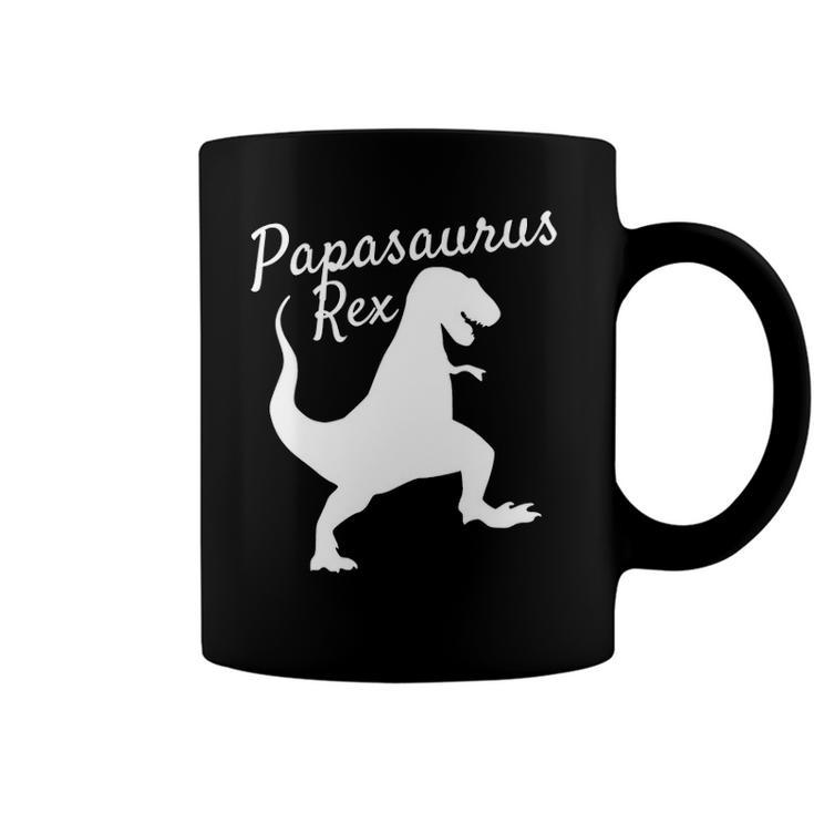 Papa Saurus Rex  Family Dinosaur Pajamas Coffee Mug