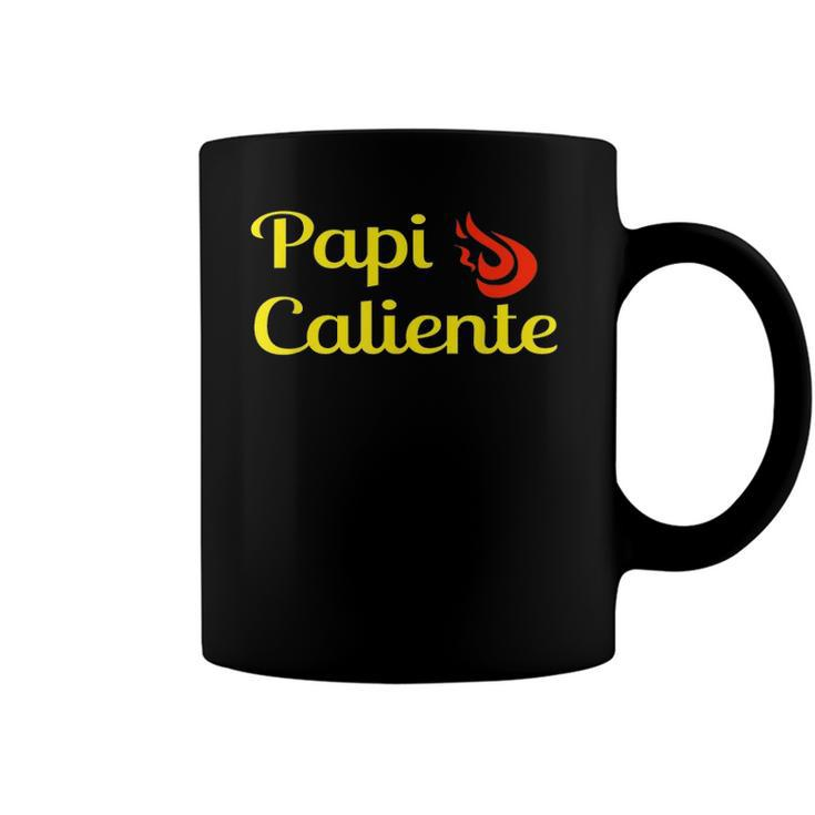 Papi Caliente Hot Daddy Spanish Fire Camiseta Coffee Mug
