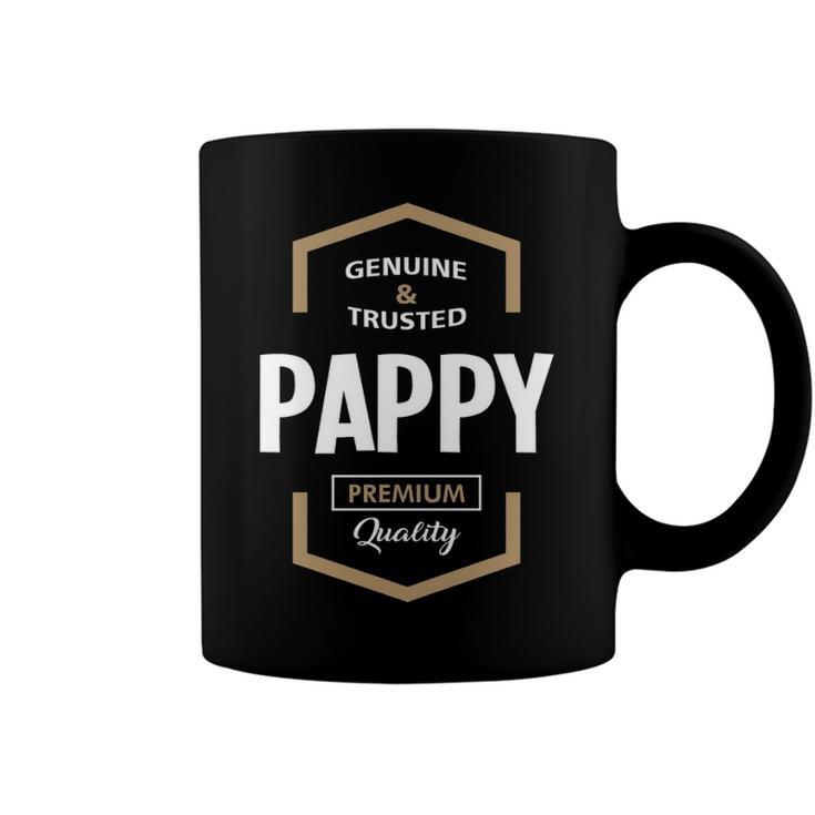 Pappy Grandpa Gift   Genuine Trusted Pappy Premium Quality Coffee Mug
