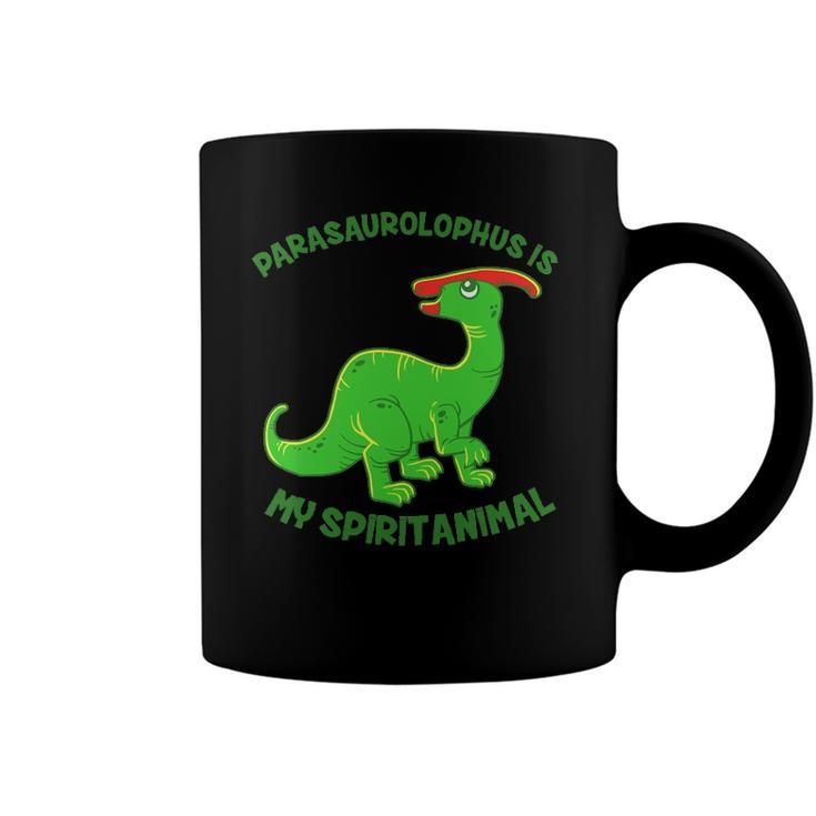 Parasaurolophus Is My Spirit Animal Cute Jurassic Coffee Mug