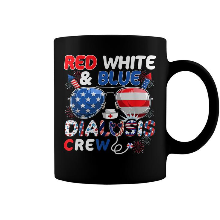 Patriotic Dialysis Crew 4Th Of July Nurse Nephrology Nursing  Coffee Mug