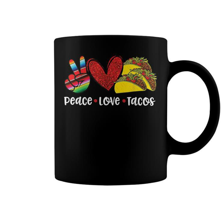 Peace Love Cinco De Mayo Funny V2 Coffee Mug