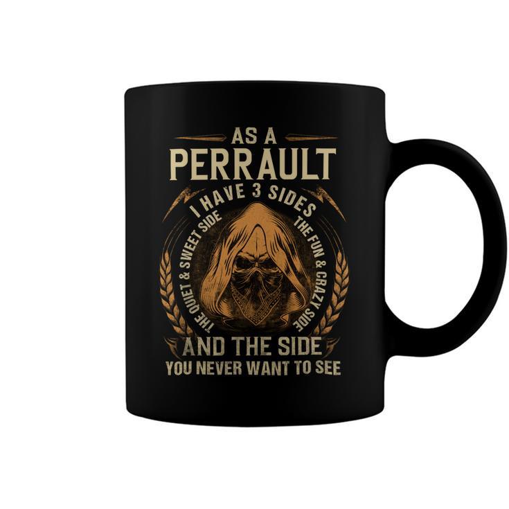 Perrault Name Shirt Perrault Family Name Coffee Mug