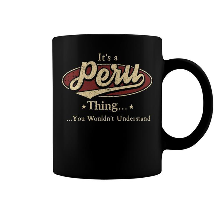Peru Shirt Personalized Name Gifts T Shirt Name Print T Shirts Shirts With Name Peru Coffee Mug
