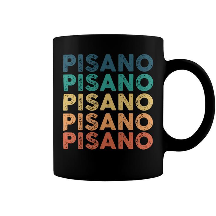 Pisano Name Shirt Pisano Family Name Coffee Mug