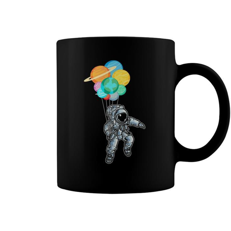 Planet Balloons Astronaut Space Science Coffee Mug