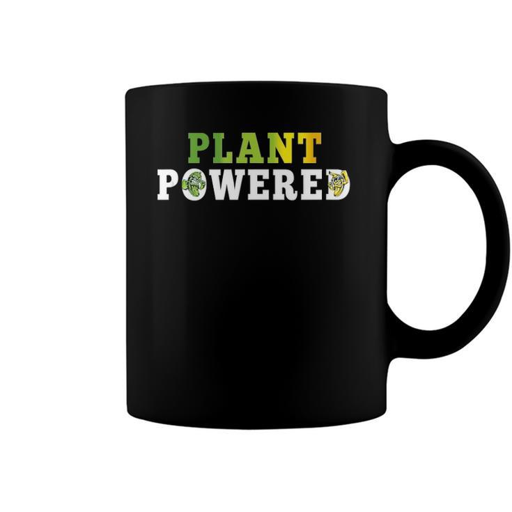 Plant Powered Vegan Plant Based Vegetarian Tee Coffee Mug