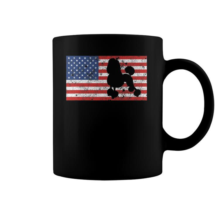Poodle S Poodle Gifts 4Th Of July Flag America Coffee Mug