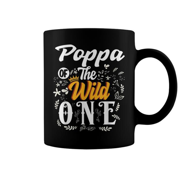 Poppa Of The Wild One 1St Birthday Party First Thing Men Coffee Mug
