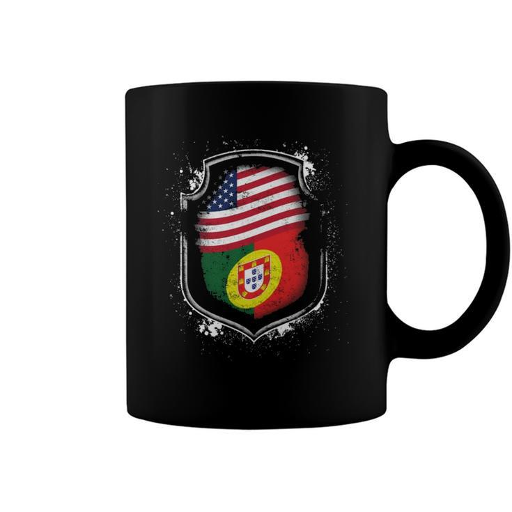 Portuguese American Flags Of Portugal And America  Coffee Mug